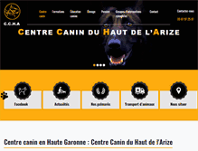 Tablet Screenshot of centrecanin31.com